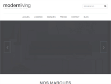 Tablet Screenshot of modernliving.fr